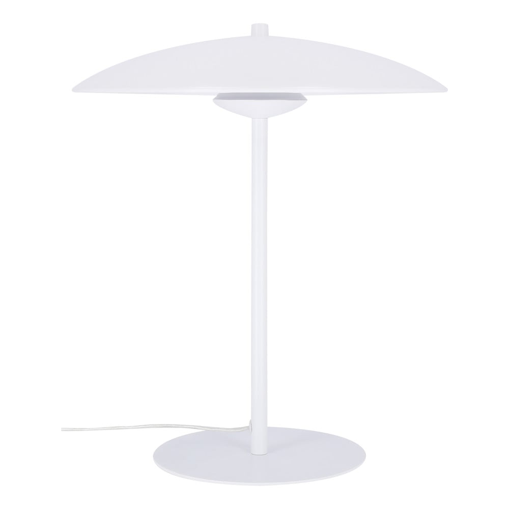Fehér LED asztali lámpa fém búrával (magasság 41 cm) Lund – Candellux Lighting