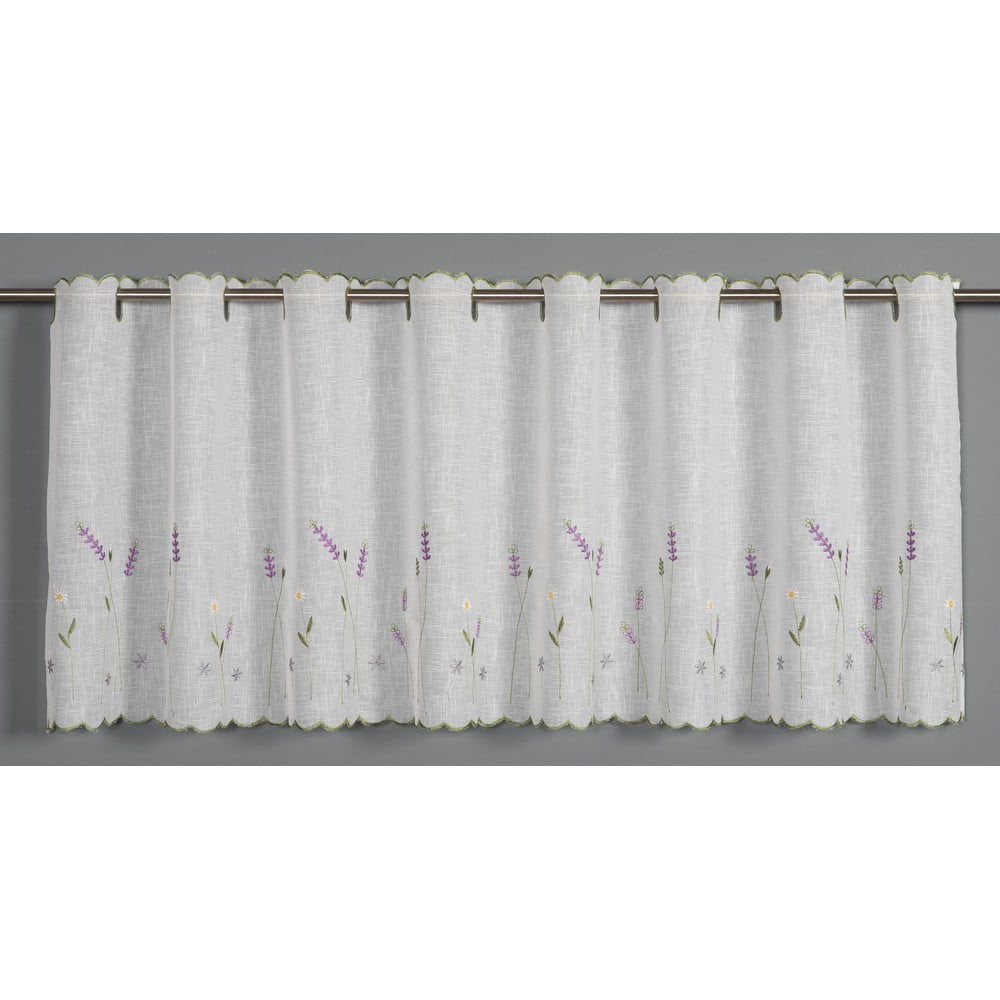 Fehér fényáteresztő függöny 135x245 cm Lavender – Sehlbach
