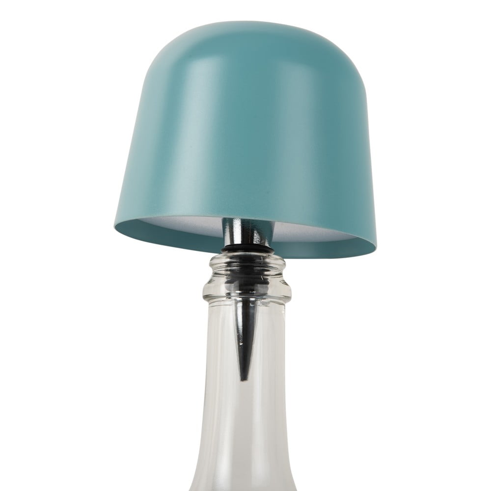 Kék LED asztali lámpa üvegre fém búrával (magasság 13 cm) Cone Hat LED – Leitmotiv