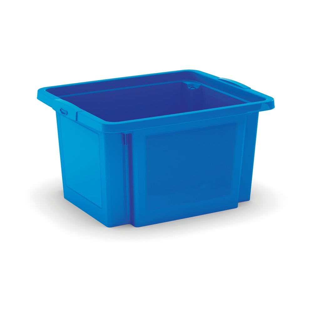 Kék műanyag tárolódoboz 42x35x23 cm H-Box S – KIS