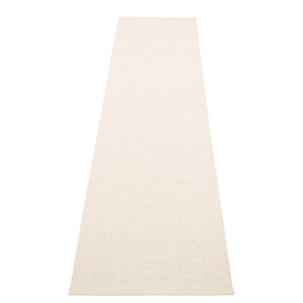 Krémszínű kültéri-beltéri futószőnyeg 70x300 cm Emm Vanilla – Pappelina