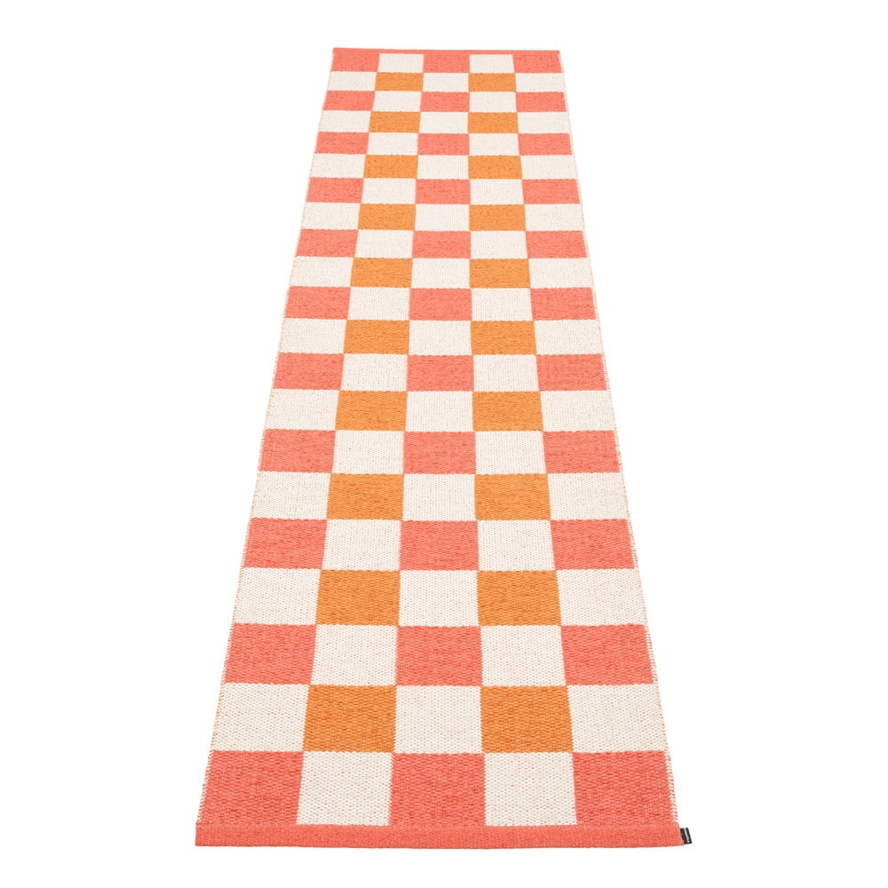 Lazacszínű-narancssárga kültéri-beltéri futószőnyeg 70x300 cm Pix Flamingo – Pappelina