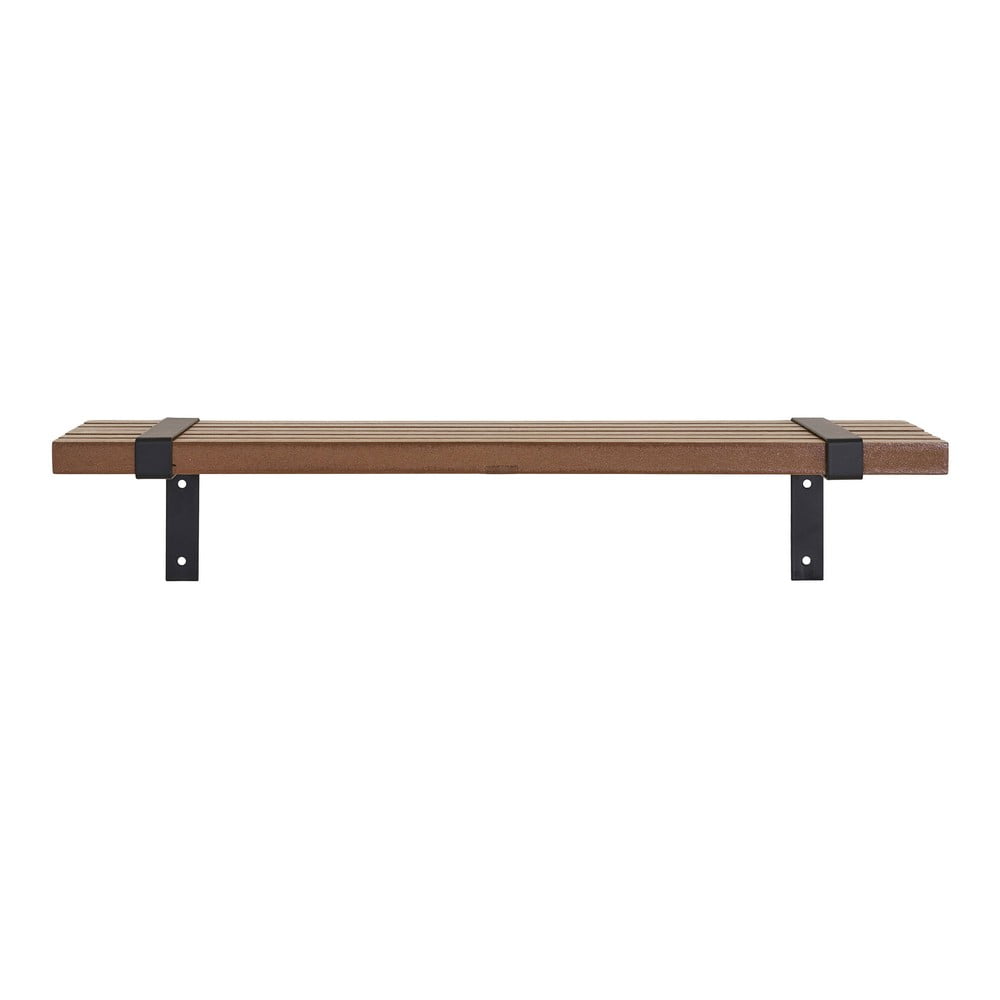 Natúr színű fali polc kőrisfa dekorral 50 cm Luxor – House Nordic