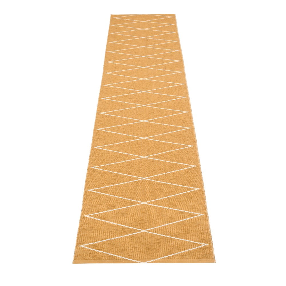 Okkersárga kültéri-beltéri futószőnyeg 70x320 cm Max Ochre – Pappelina