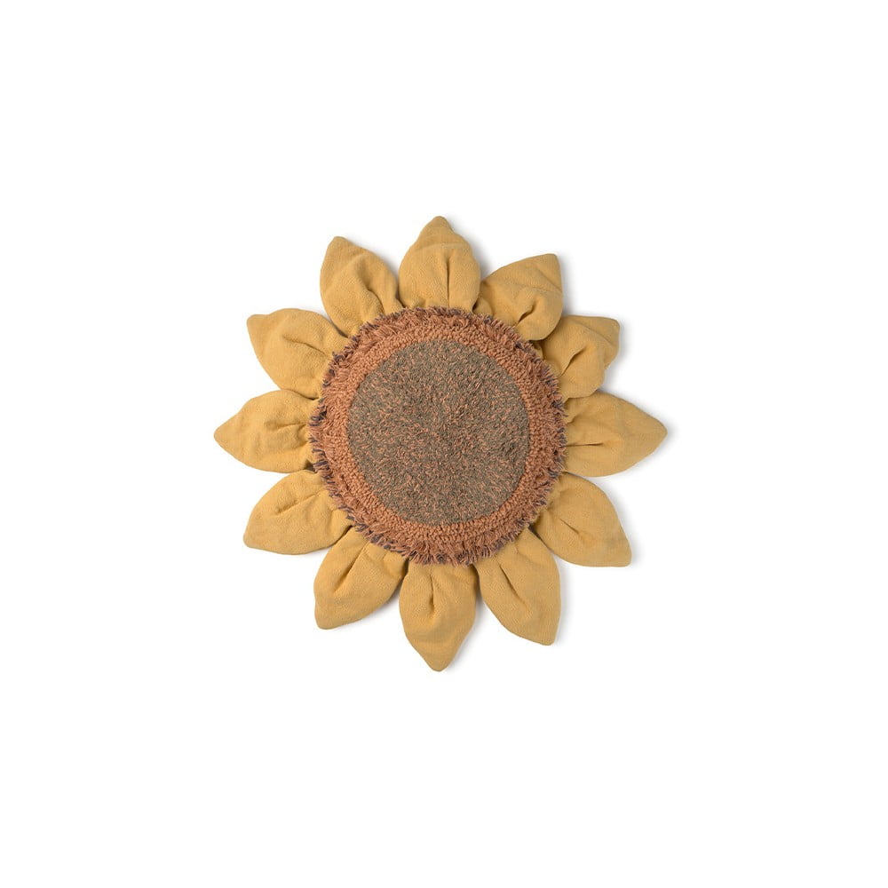 Pamut gyerek párna 90x90 cm Sunflower – Lorena Canals