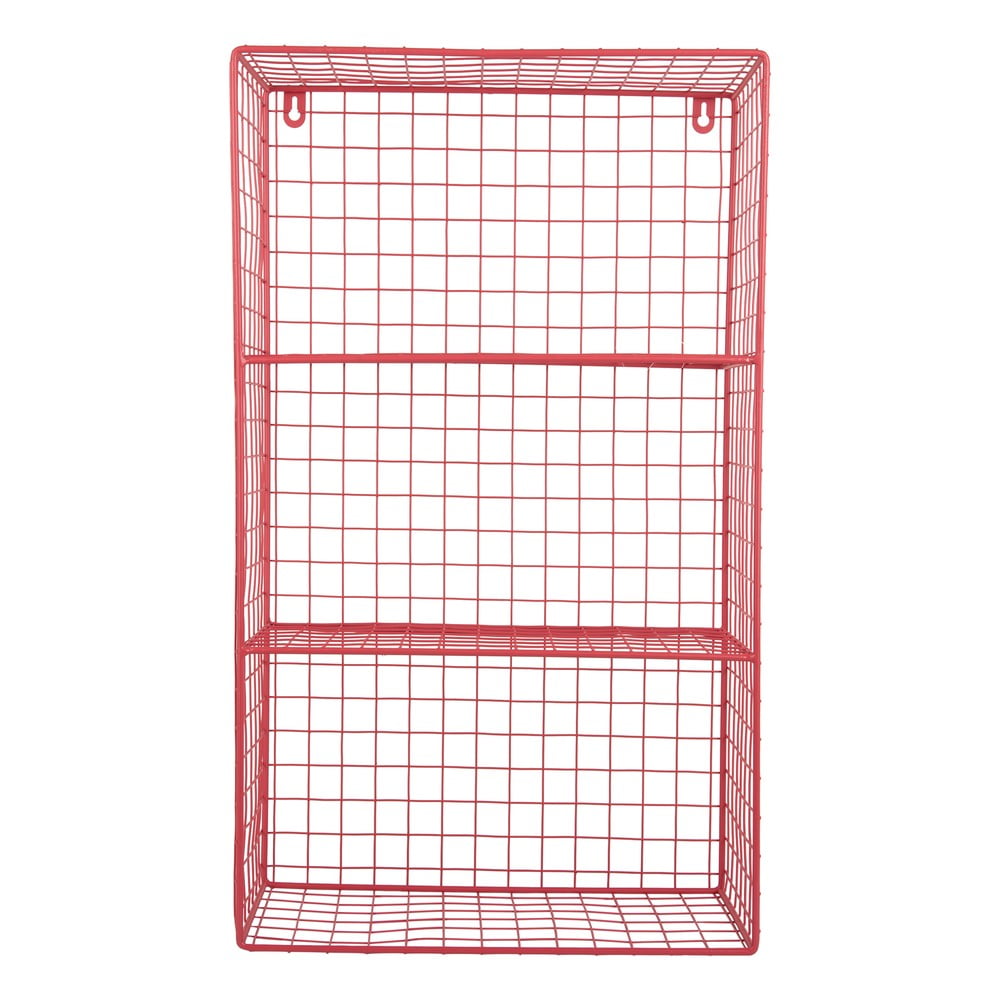 Piros többszintes acél fali polc 60 cm Reja – PT LIVING