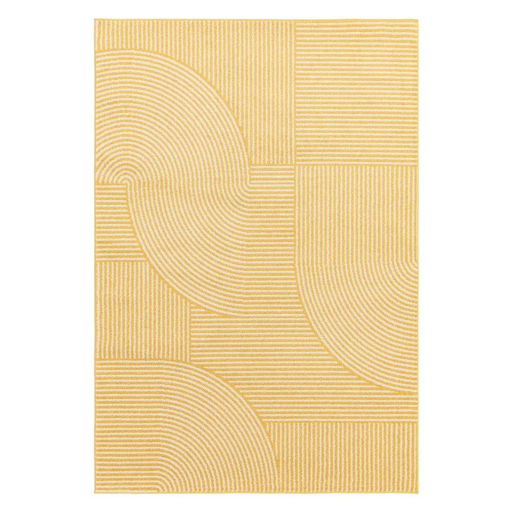 Sárga szőnyeg 160x230 cm Muse Yellow Geometric – Asiatic Carpets