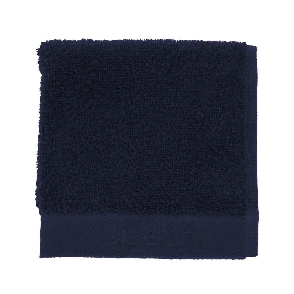Sötétkék frottír pamut törölköző 30x30 cm Comfort – Södahl