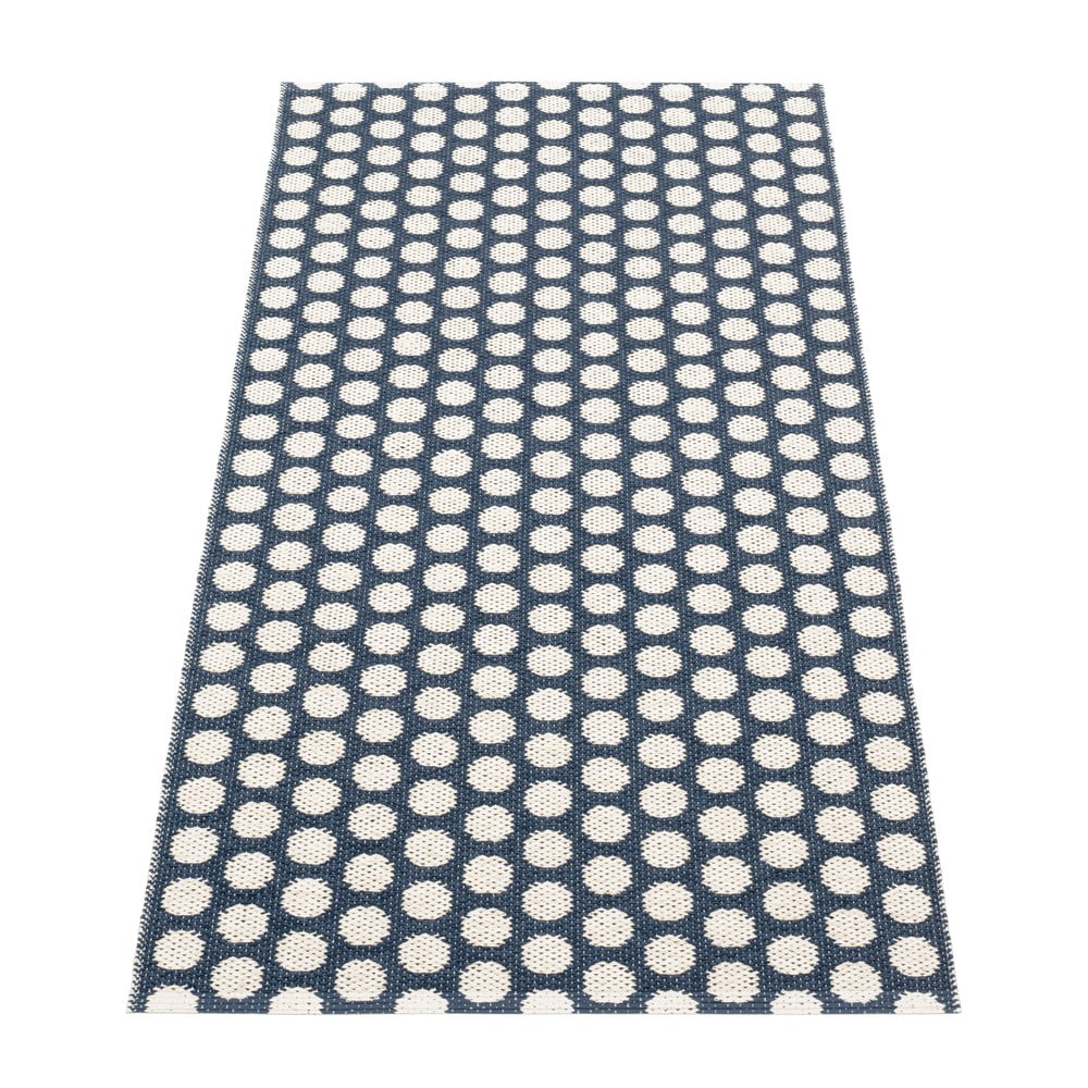 Sötétkék kültéri-beltéri futószőnyeg 70x150 cm Noa Dark Blue – Pappelina