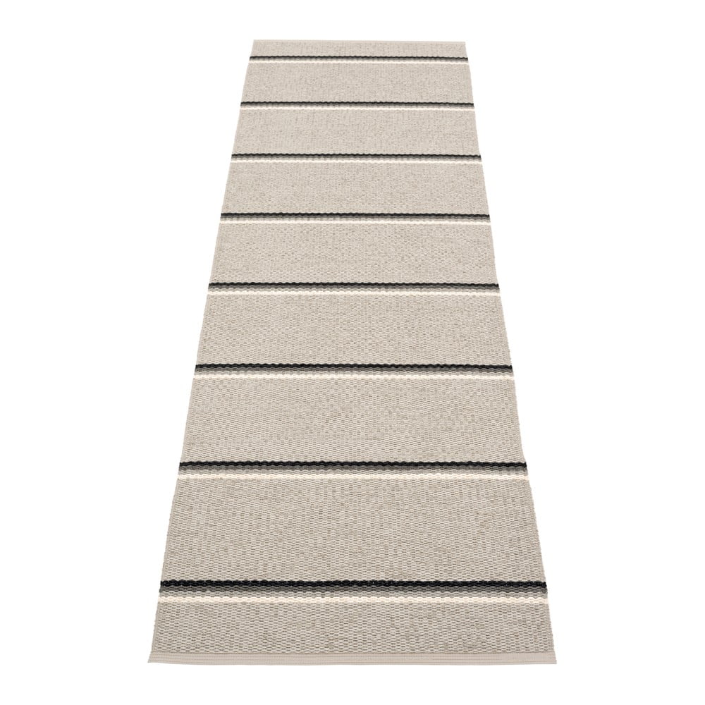 Szürke-bézs kültéri-beltéri futószőnyeg 70x240 cm Olle Grey Linen – Pappelina