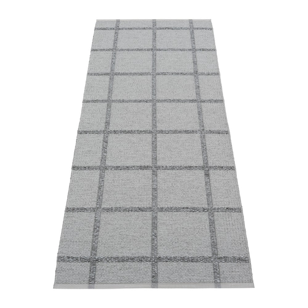 Szürke kültéri-beltéri futószőnyeg 70x225 cm Ada Grey – Pappelina