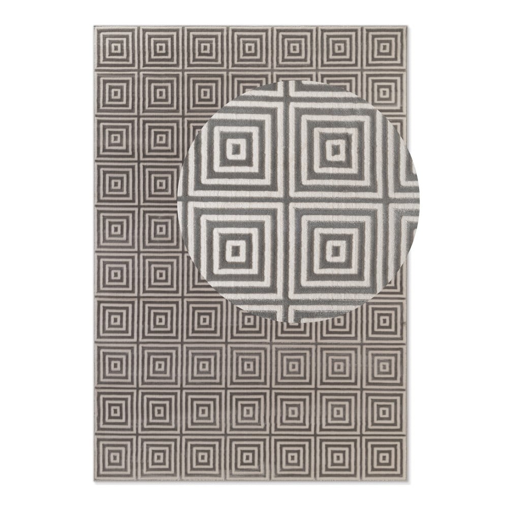 Szürke szőnyeg 160x235 cm Perles Tourmaline – Elle Decoration