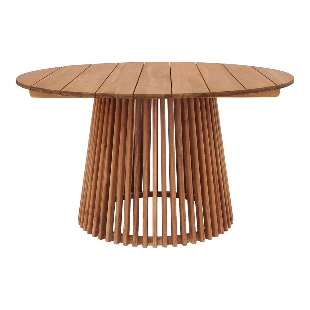 Teakfa kerek kerti étkezőasztal ø 120 cm Lorca – House Nordic