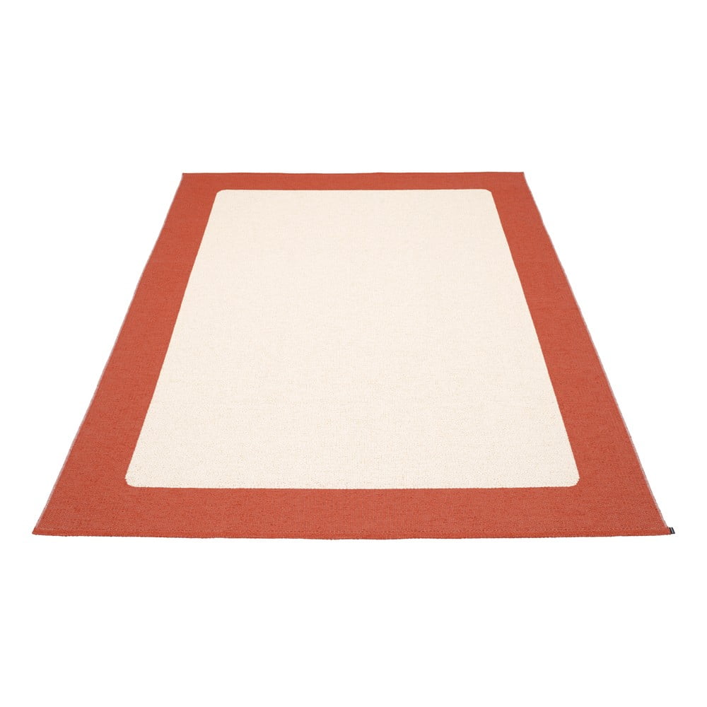 Téglavörös-krémszínű kültéri-beltéri szőnyeg 180x260 cm Ilda Brick – Pappelina