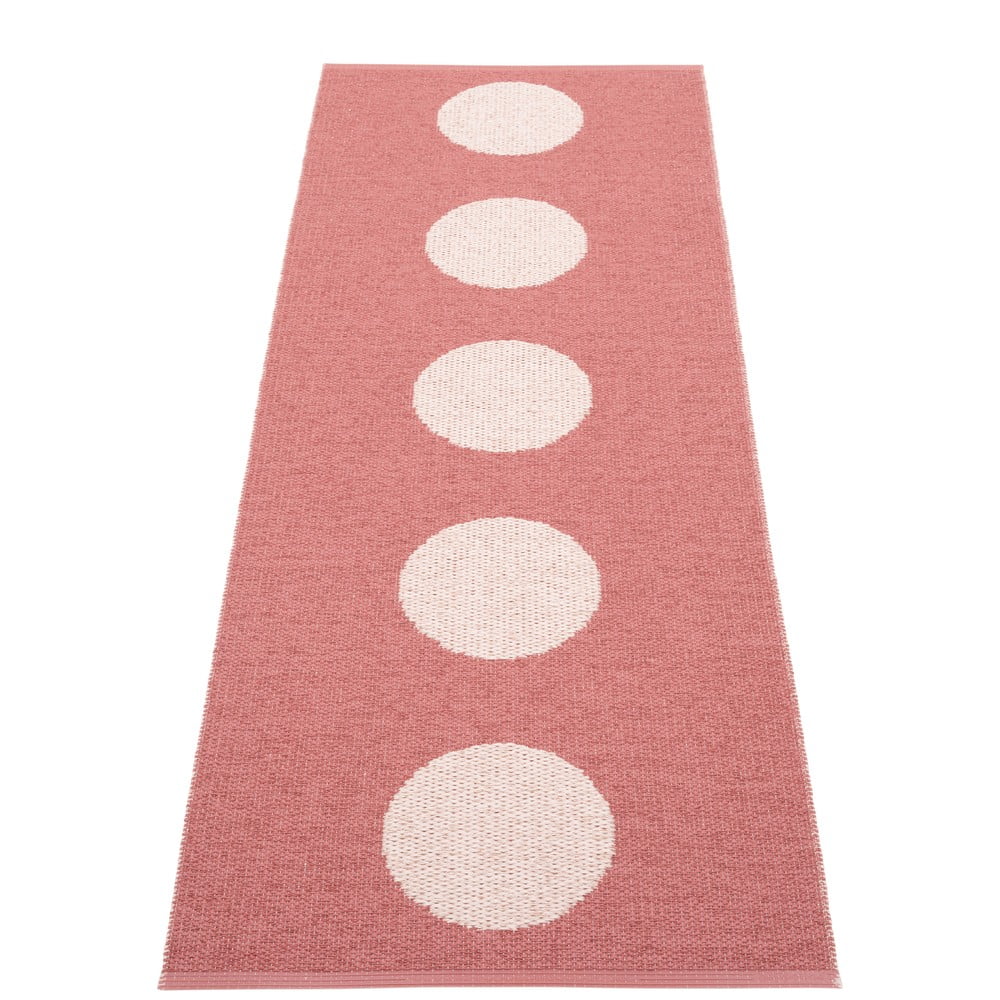 Világospiros kültéri-beltéri futószőnyeg 70x200 cm Vera Pop Blush – Pappelina