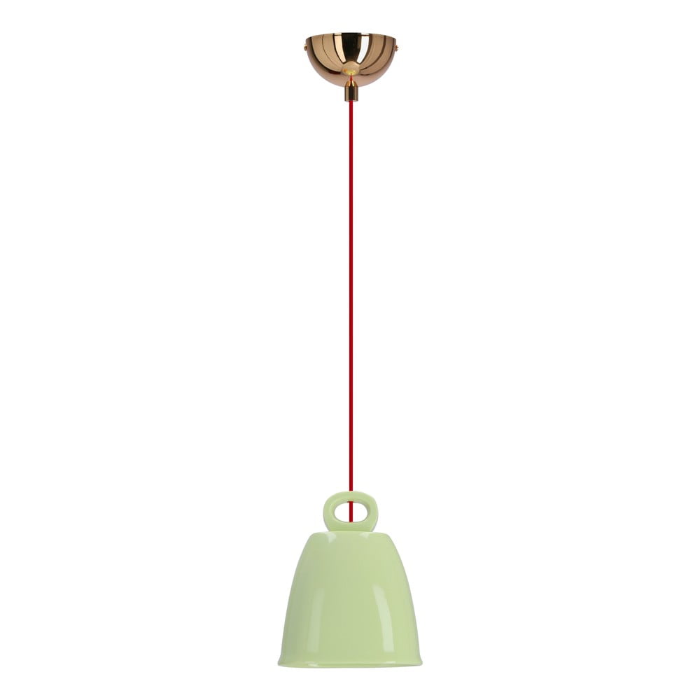 Zöld függőlámpa kerámia búrával Sewilla – Candellux Lighting