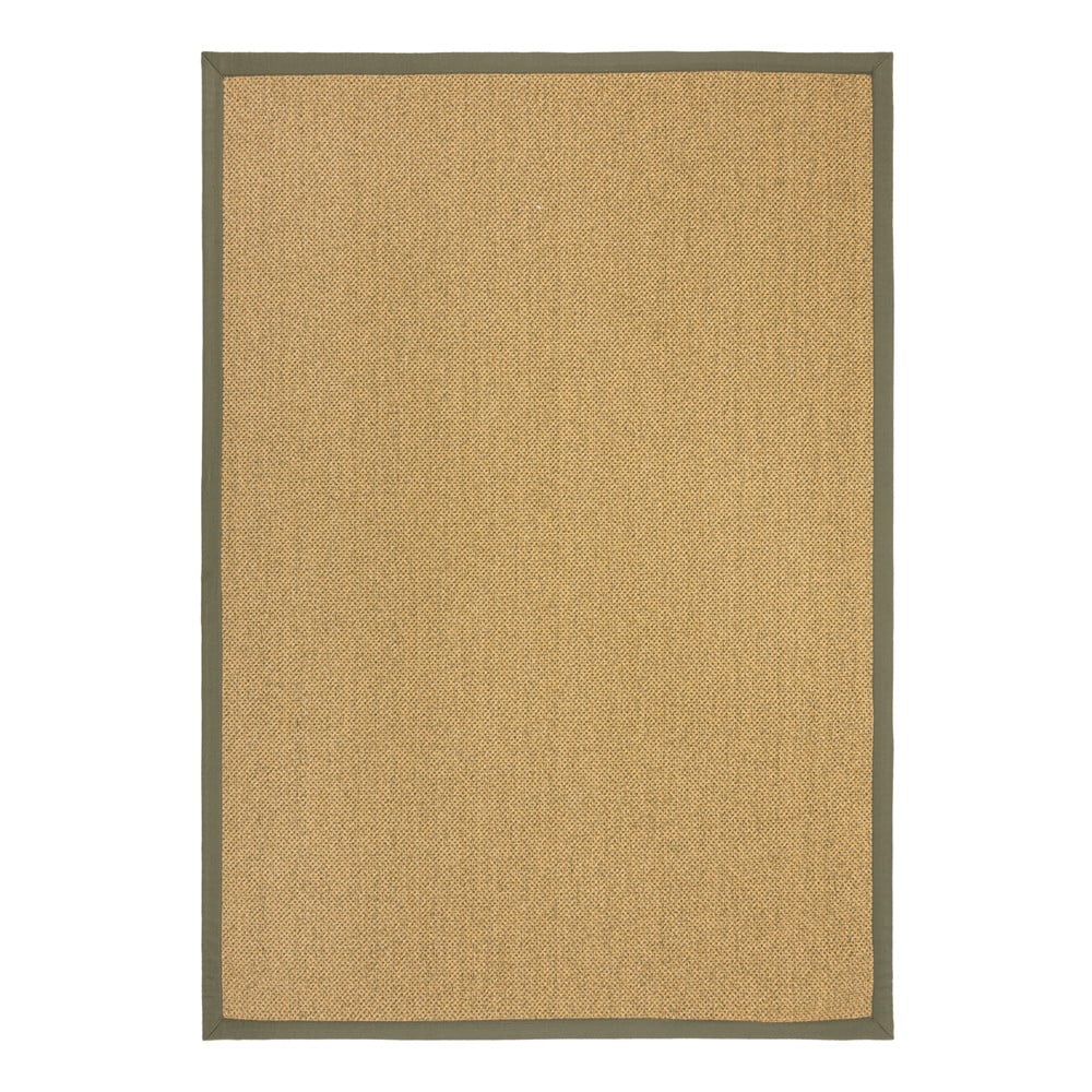 Zöld-világosbarna kültéri-beltéri szőnyeg 200x290 cm Sisal Look – Flair Rugs