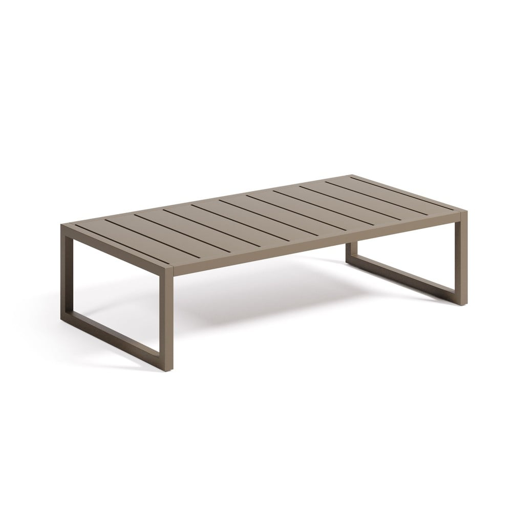 Alumínium kerti dohányzóasztal 60x114 cm Comova – Kave Home