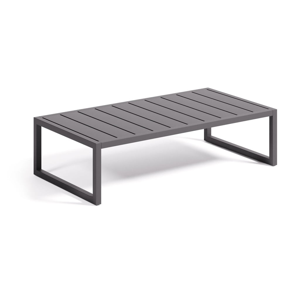 Alumínium kerti dohányzóasztal 60x114 cm Comova – Kave Home