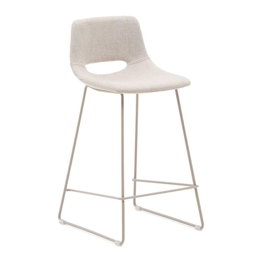 Bézs bárszék (ülésmagasság 65 cm) Zahara – Kave Home