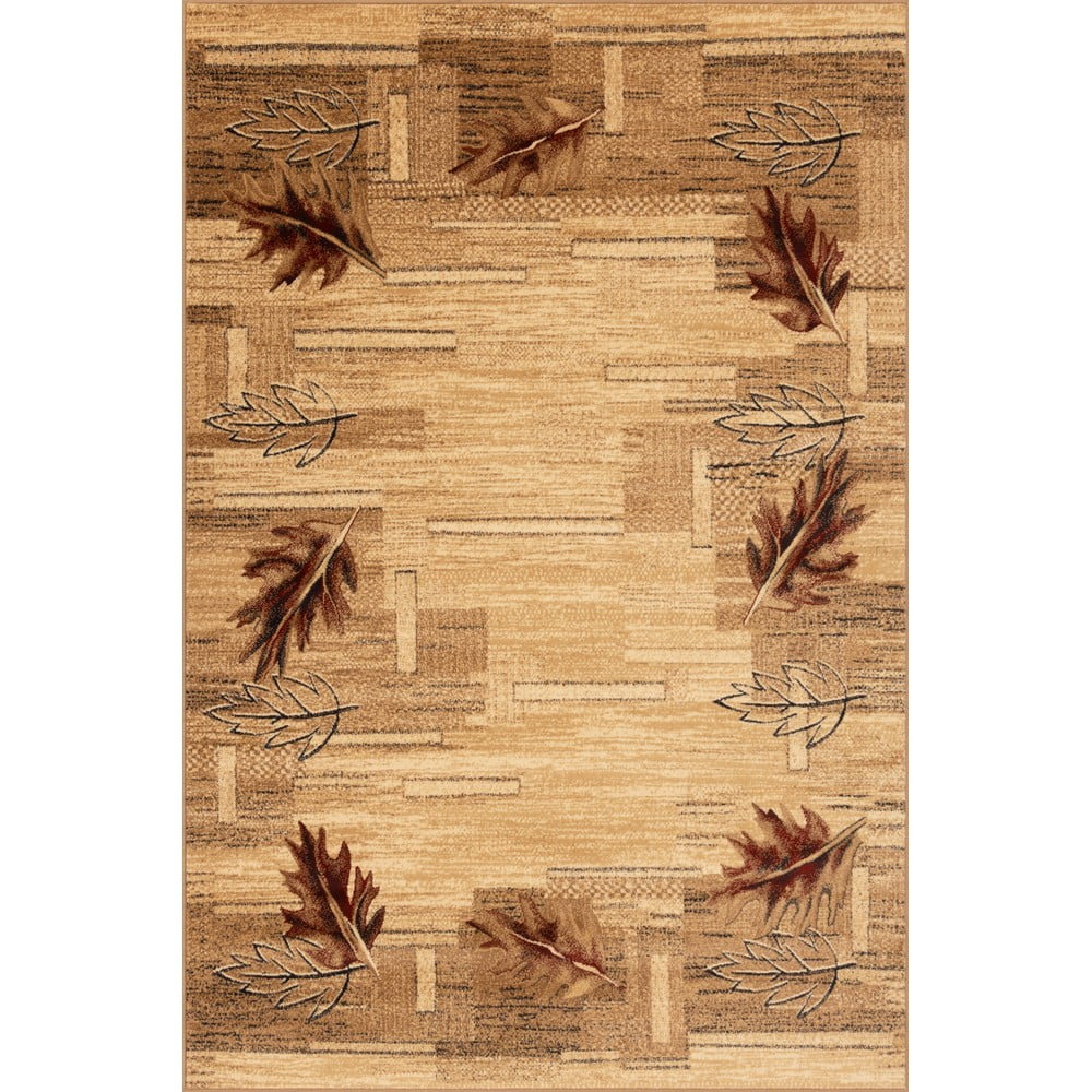 Bézs-borostyán színű szőnyeg 120x170 cm Olsza – FD