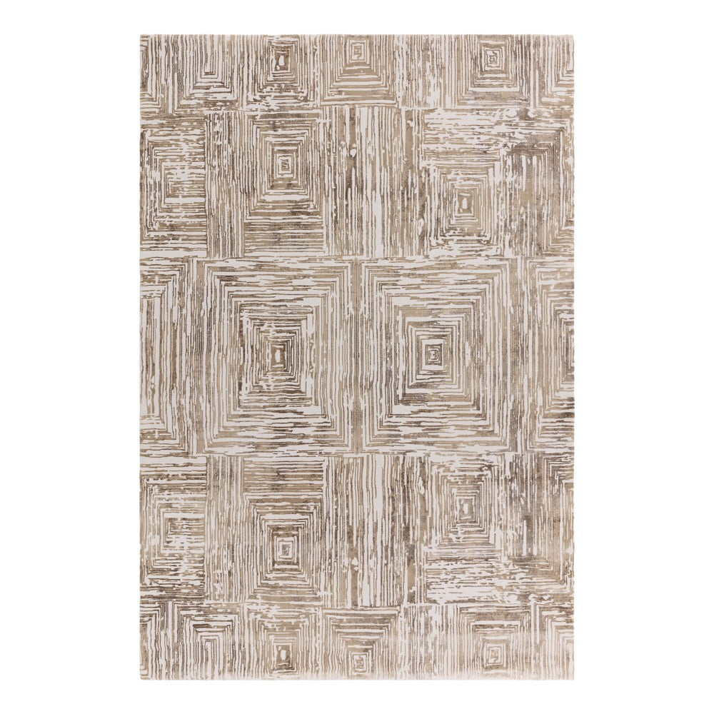 Bézs szőnyeg 120x170 cm Kuza Lines Beige – Asiatic Carpets