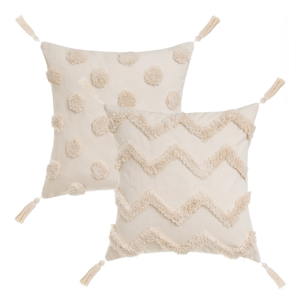 Díszpárna szett 2 db-os 45x45 cm Natural – Casa Selección