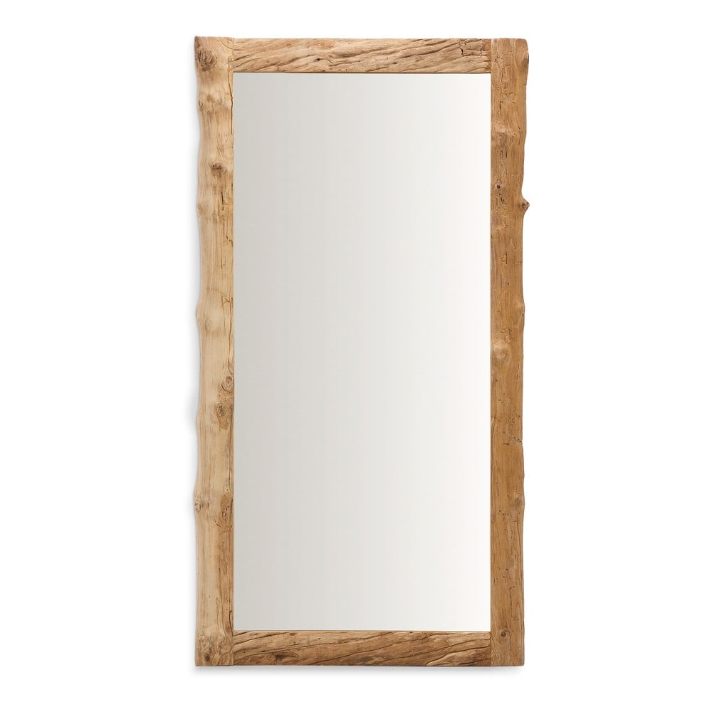Fali tükör tömörfa kerettel 105x200 cm Ibro – Kave Home