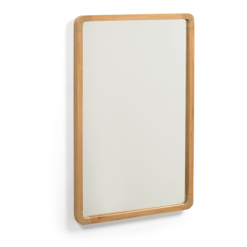 Fali tükör tömörfa kerettel 45x70 cm Shamel – Kave Home