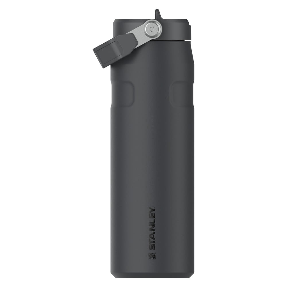 Fekete termosz 700 ml The IceFlow™ Bottle Flip Straw 2.0 Black – Stanley