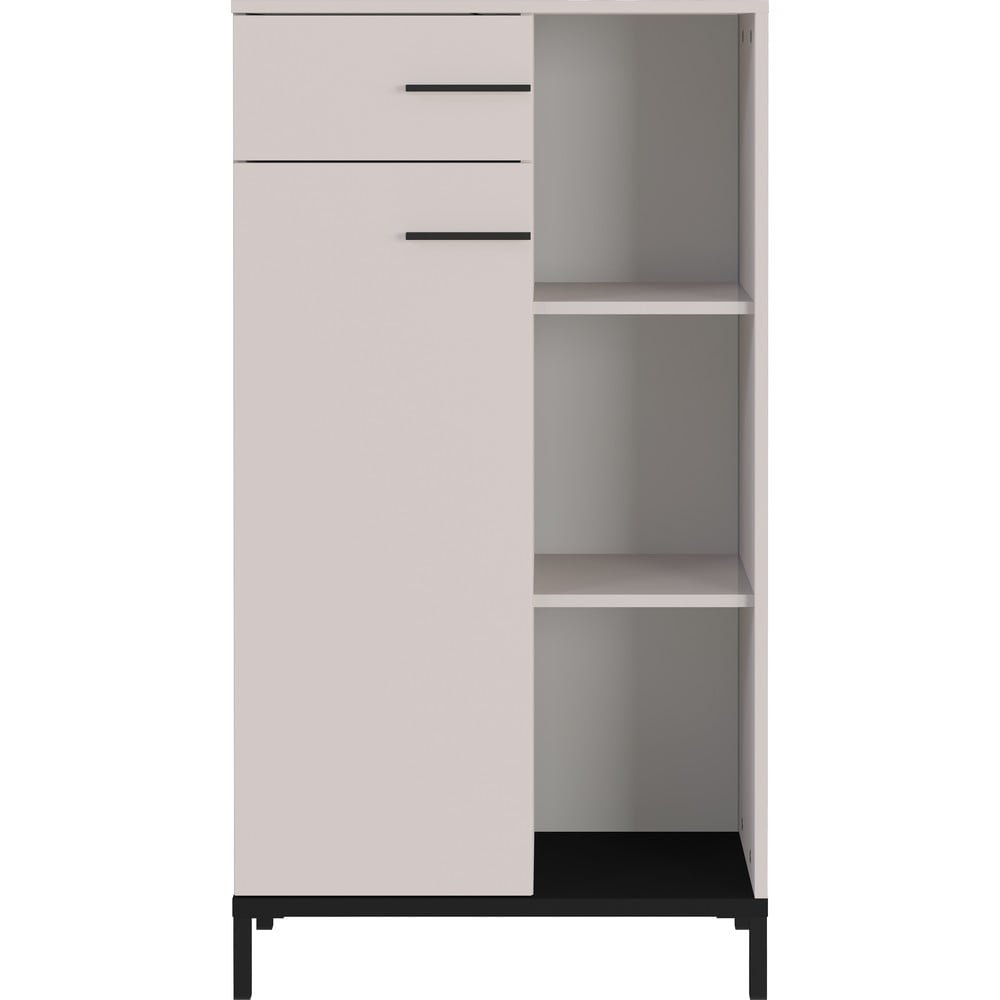 Krémszínű könyvespolc 64x120x34 cm Rovigo – Germania