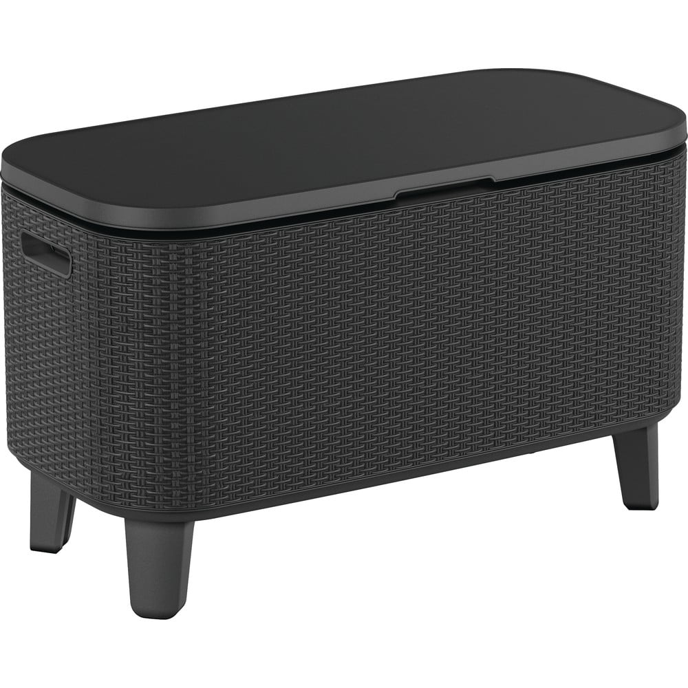 Műanyag kerti asztal jégtartóval 83.5x40 cm Bevy – Keter