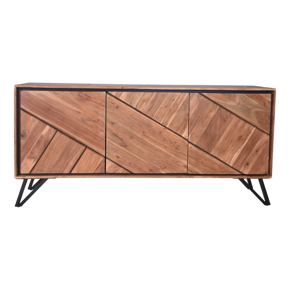 Natúr színű akácfa komód 150x76x40 cm Ambala – Interia Home & Living