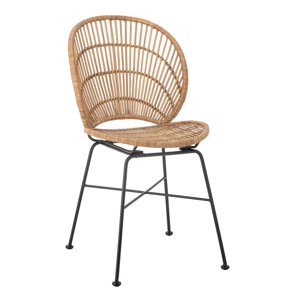 Natúr színű rattan étkezőszék Fiore – Bloomingville