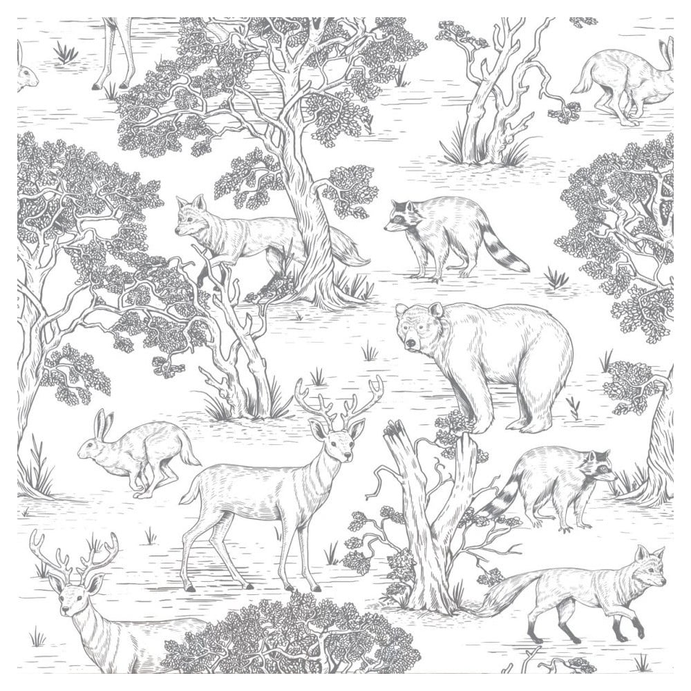 Papír gyerek tapéta 100 cm x 280 cm Animals – Dekornik