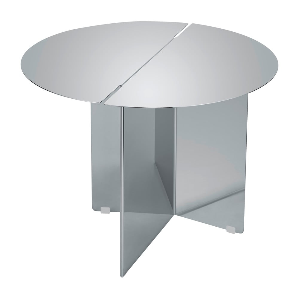 Rozsdamentes acél kerek tárolóasztal ø 50 cm Oru – Blomus