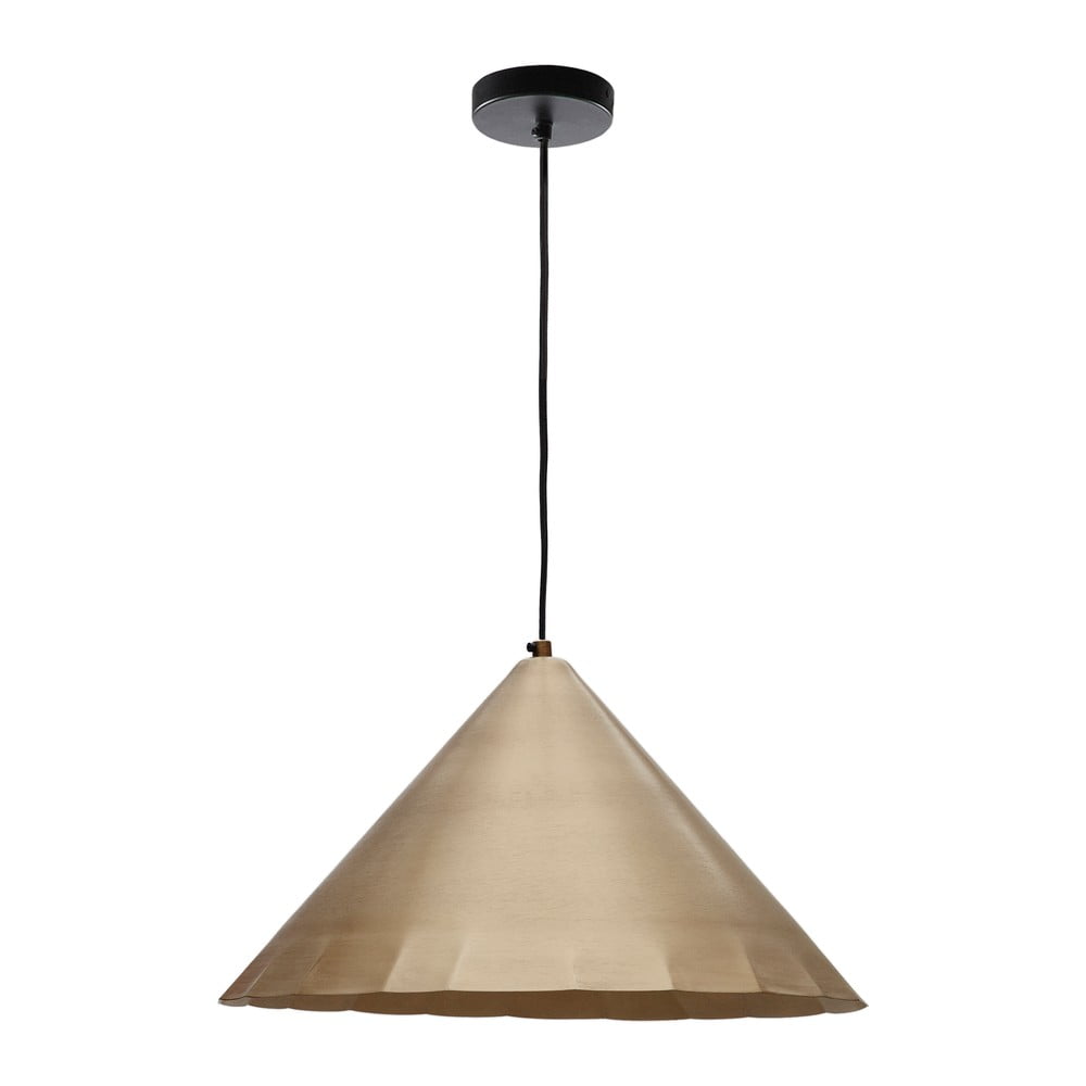 Sárgaréz színű függőlámpa fém búrával ø 46 cm Parlava – Kave Home