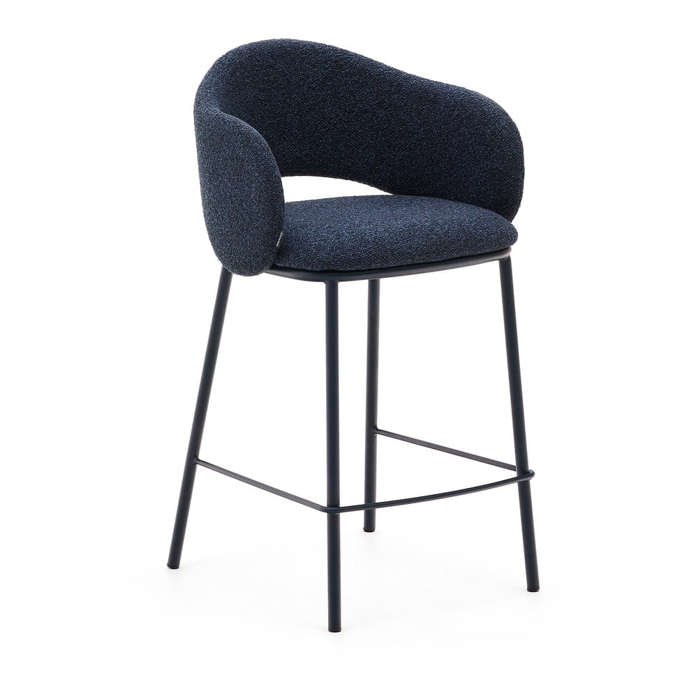 Sötétkék bárszék (ülésmagasság 65 cm) Maina – Kave Home