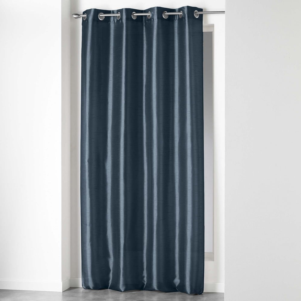 Sötétkék mikroszatén függöny 140x240 cm Shana – douceur d'intérieur