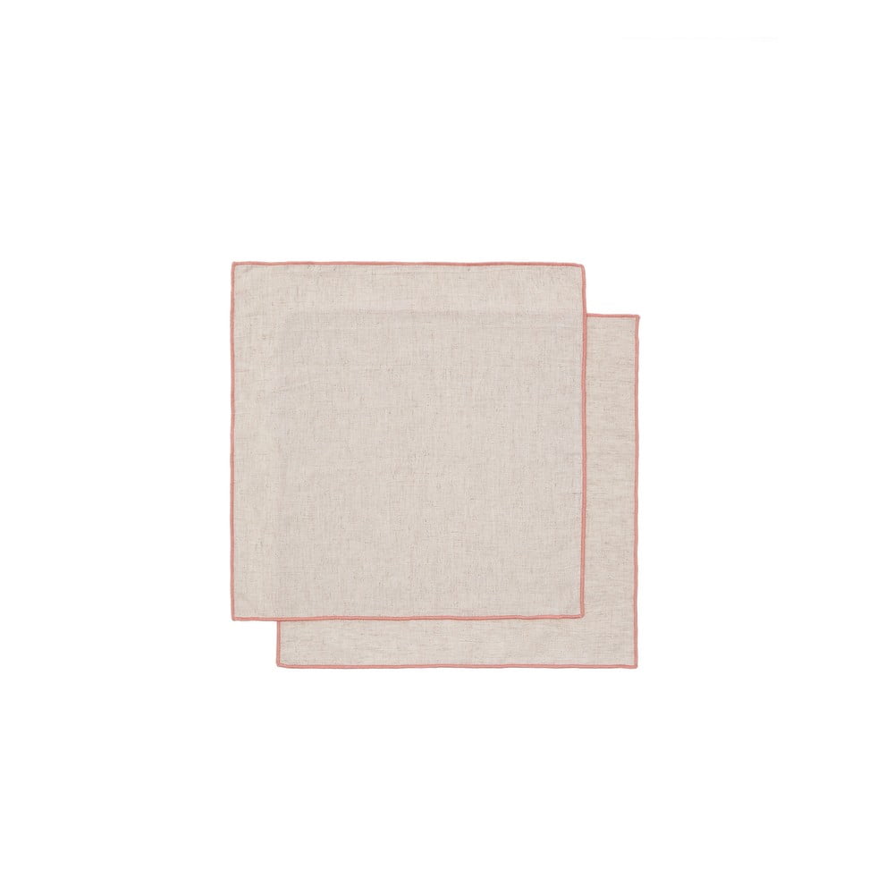 Textil szalvéta szett 2 db-os 40x40 cm Veliat – Kave Home