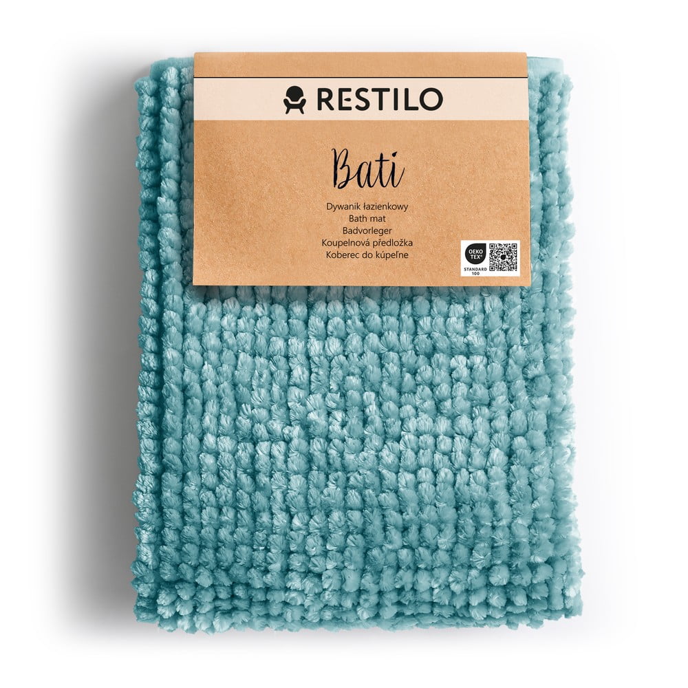 Türkiz fürdőszobai kilépő 70x120 cm Bati – Restilo