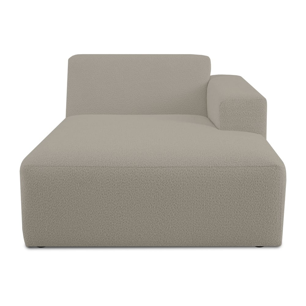Világosbarna buklé kanapé modul (jobb oldali) Roxy – Scandic