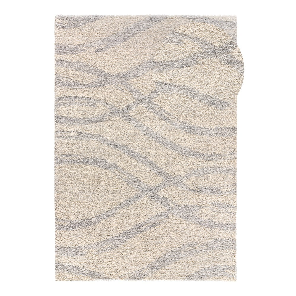 Világosszürke-krémszínű szőnyeg 133x190 cm Helia – Universal