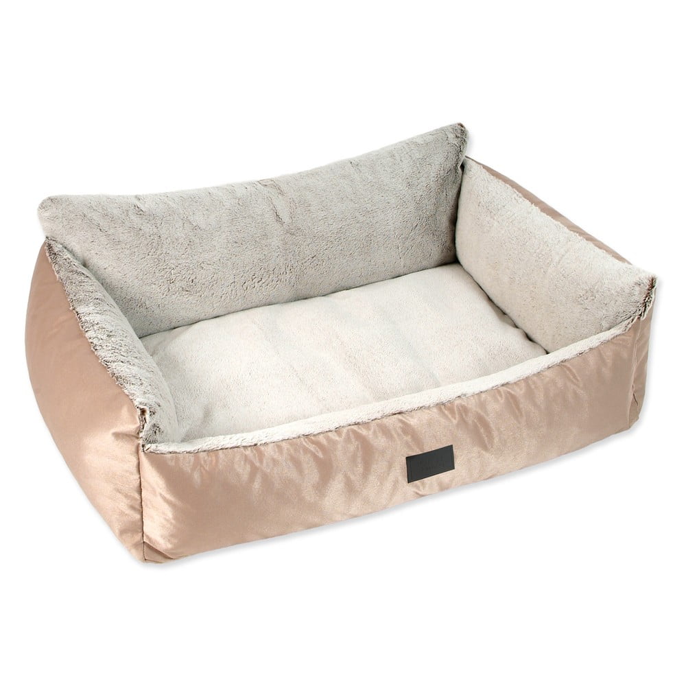 Aranyszínű fekhely kutyáknak 78x60 cm Dog Fantasy Lux Platinum – Plaček Pet Products