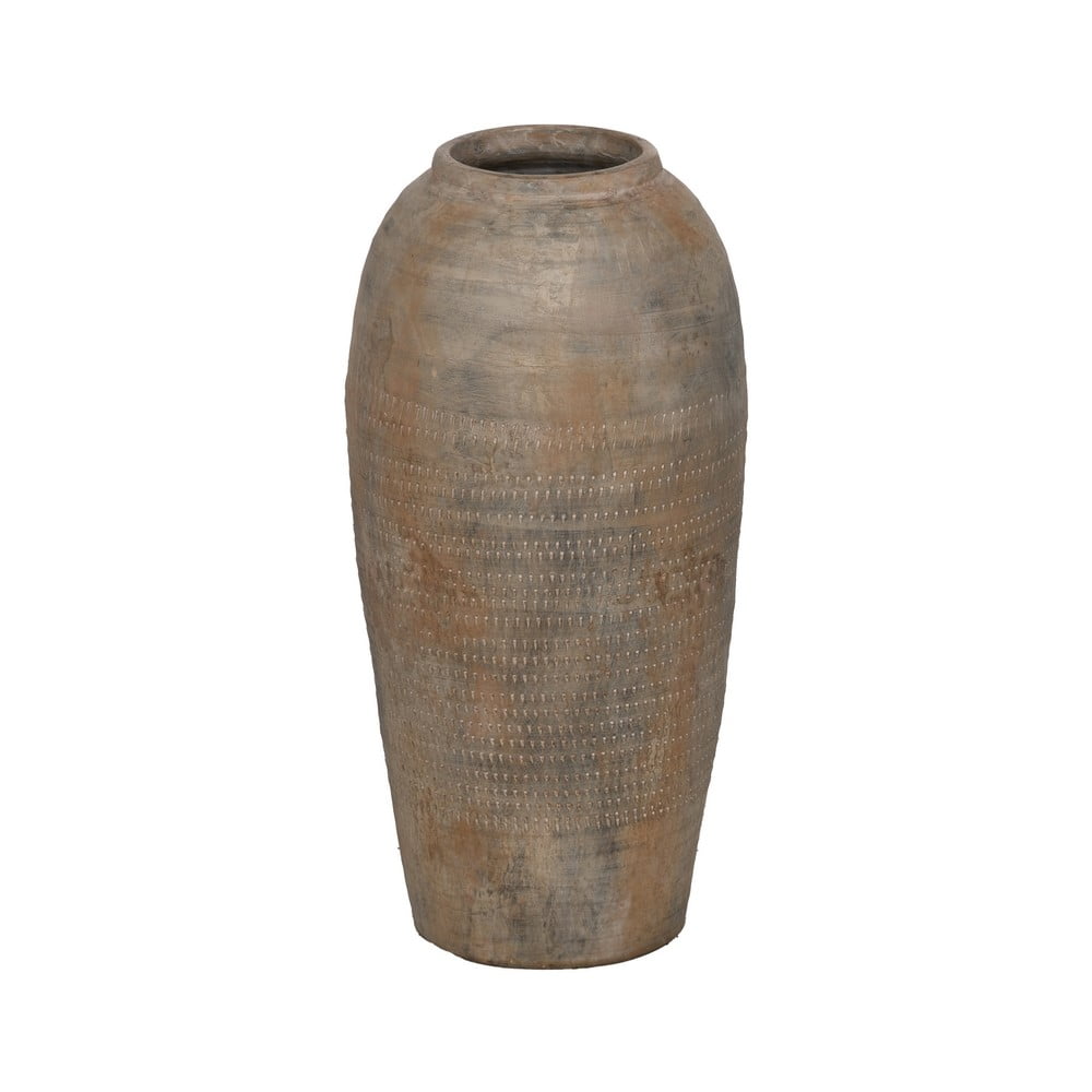 Barna kerámia magas váza (magasság 49 cm) Antigo – Ixia