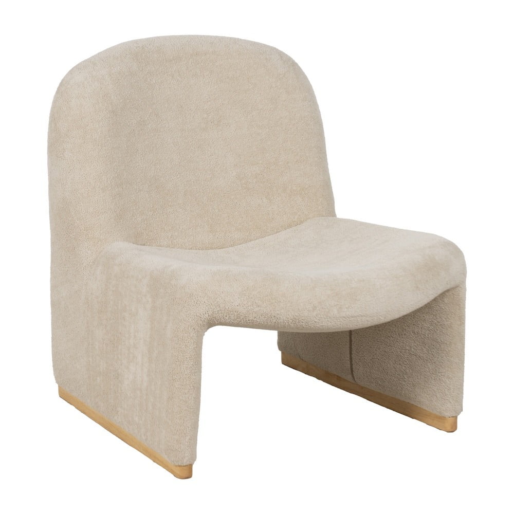 Bézs buklé fotel – Ixia