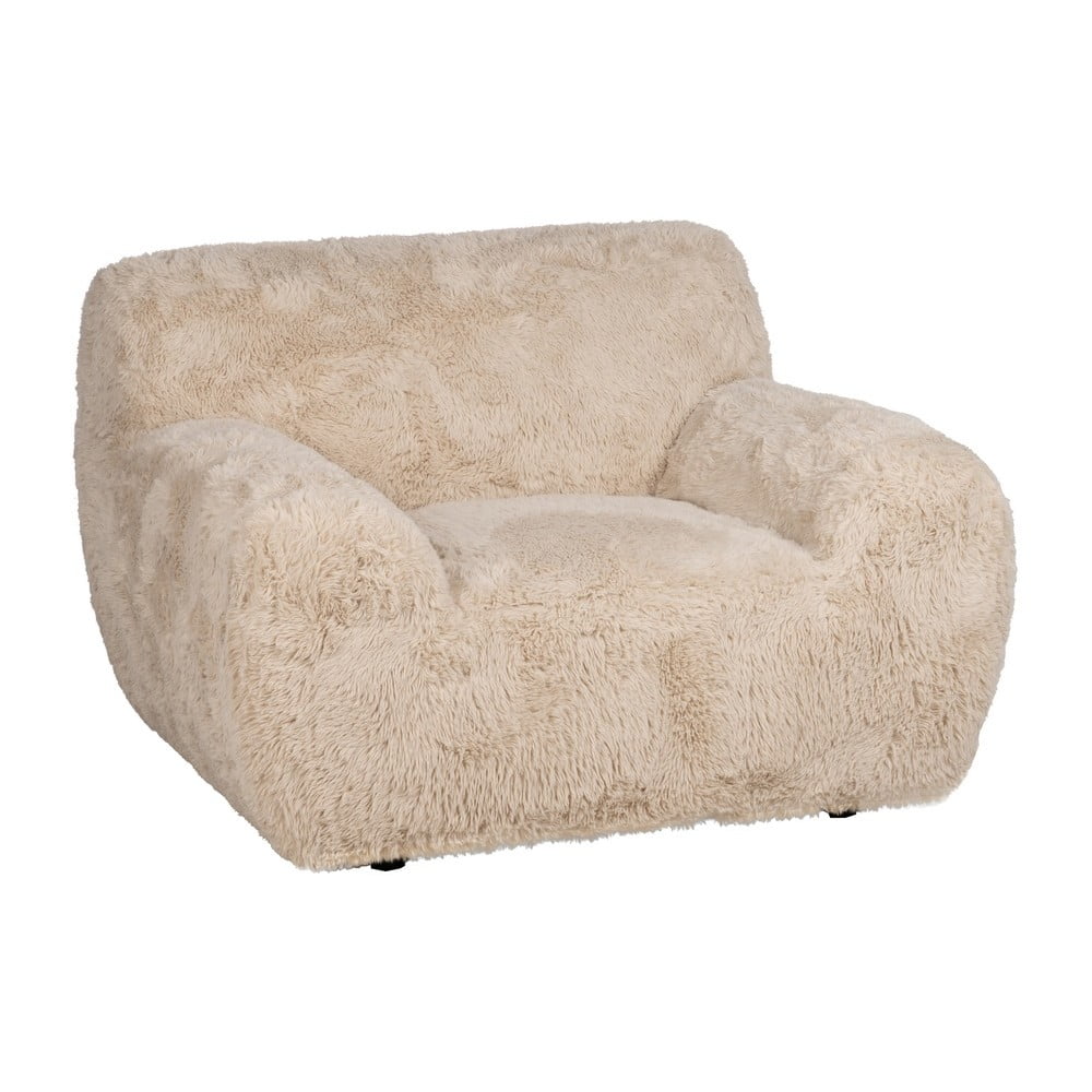 Bézs fotel Teddy – Ixia