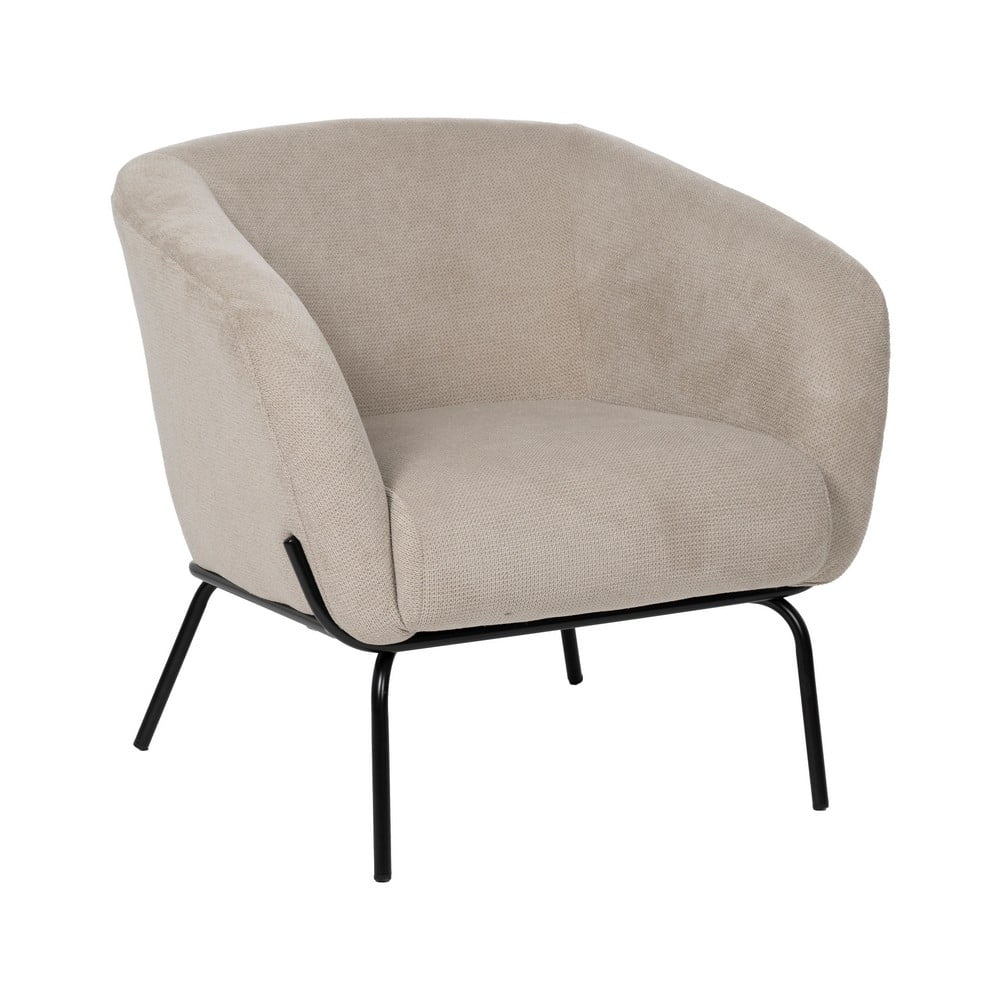 Bézs zsenília fotel Classic – Ixia