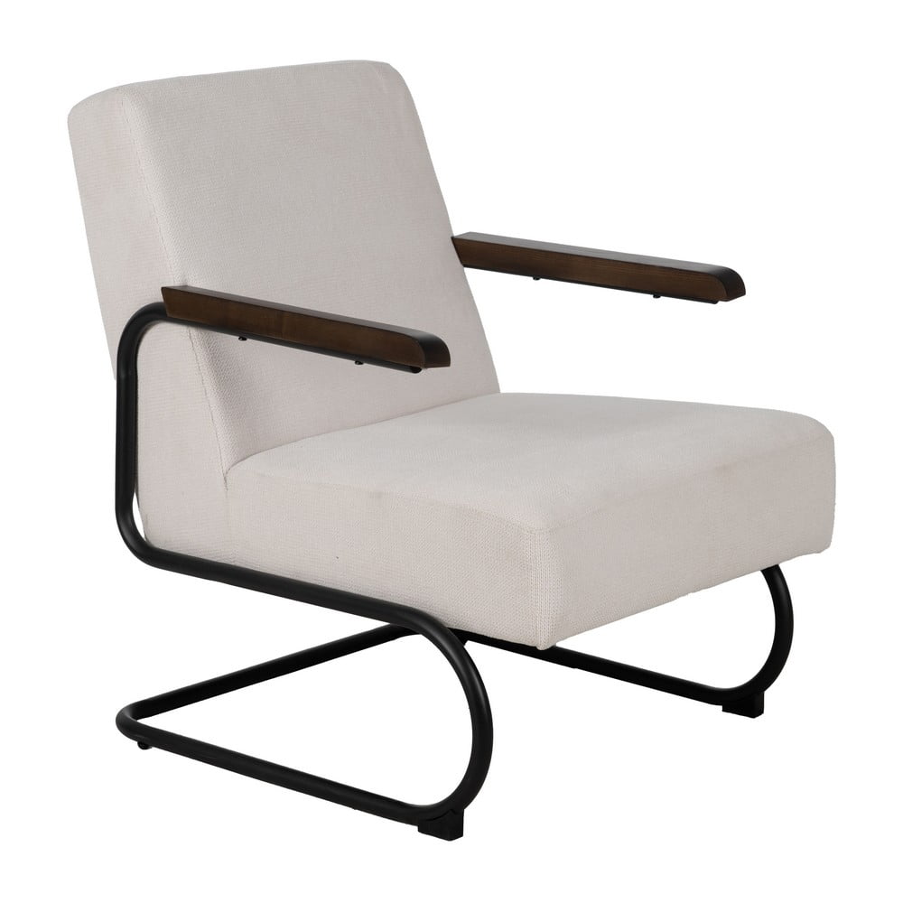 Bézs zsenília fotel Industra – Ixia