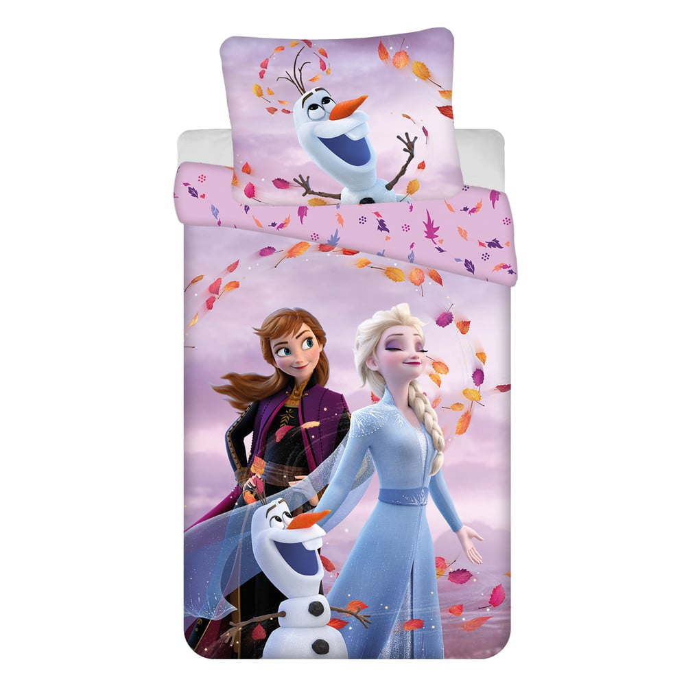 Egyszemélyes pamut gyerek ágyneműhuzat 140x200 cm Frozen "Sky" – Jerry Fabrics